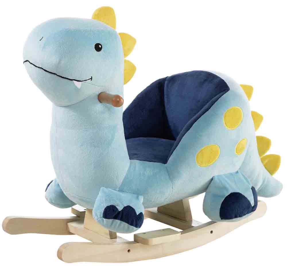 Heunec Schaukel Dino hellblau (Plüsch, 60cm)