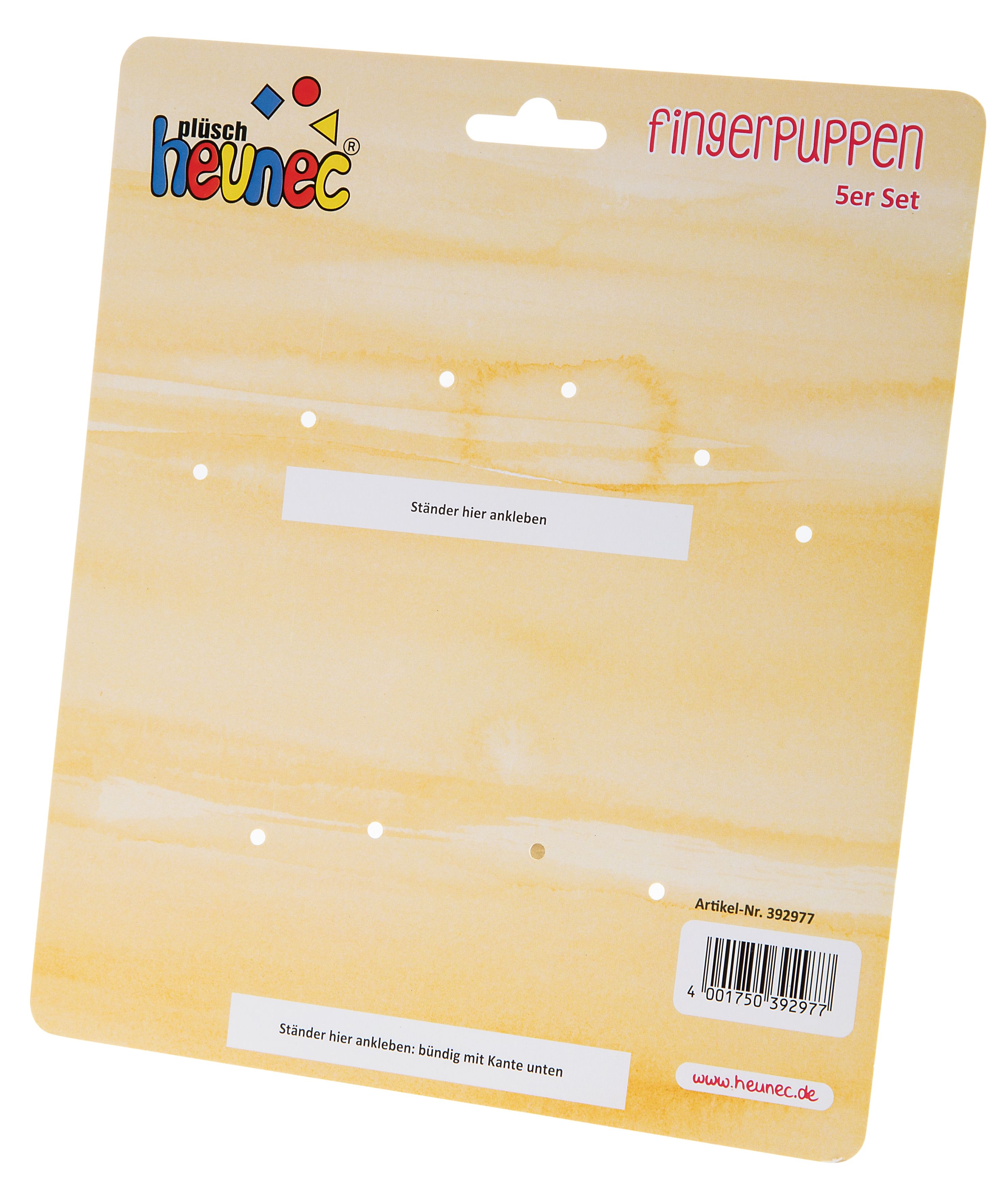 FINGERPUPPEN-SET 5-fach (Plüsch, 9cm)