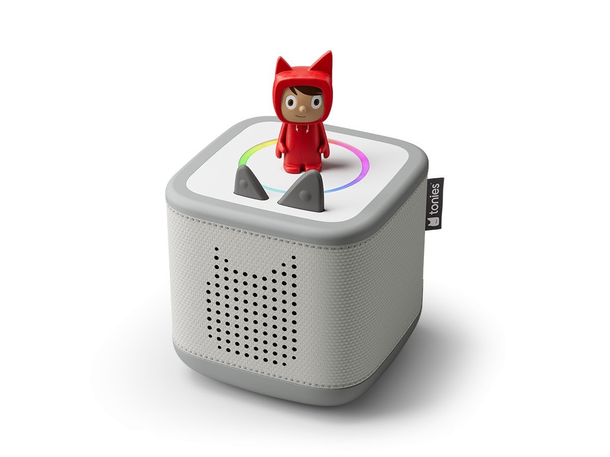 Toniebox 2 Starterset: Mondgrau (incl. Kreativ-Tonie Rot)