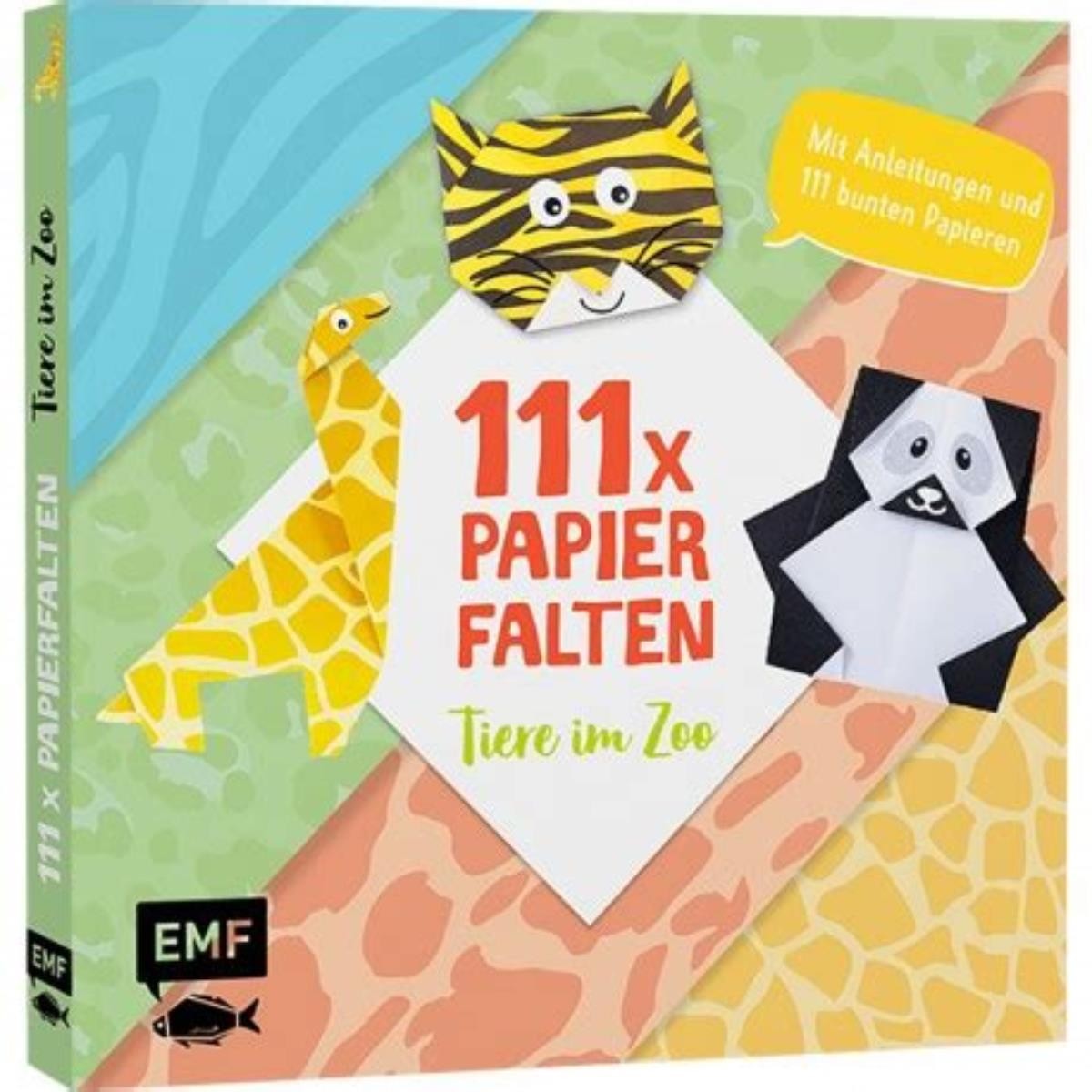 111 x Papierfalten - Tiere im Zoo