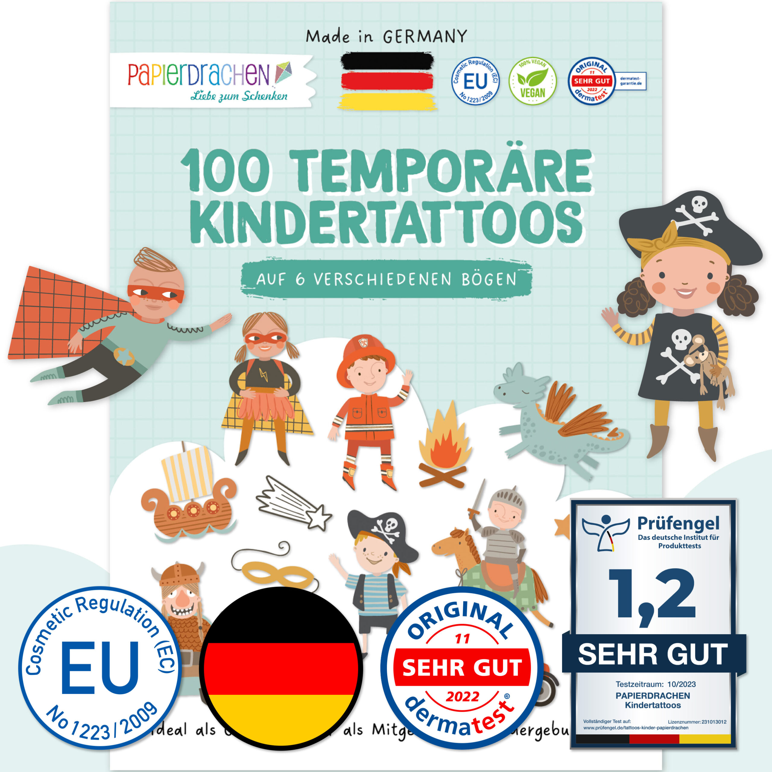 100 Kindertattoos - Heroes