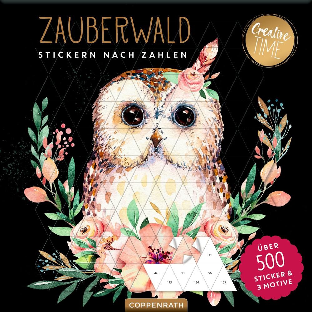 Stickern nach Zahlen: Zauberwald (2er-VE)