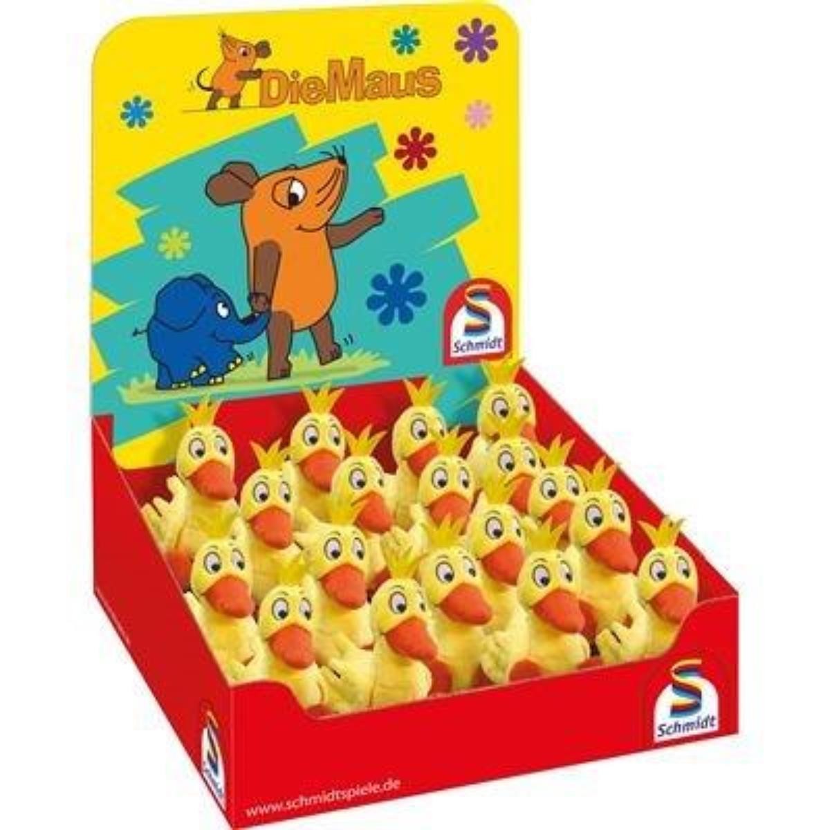 Die Maus: Ente Display (18 Stück, Plüsch, 12 cm)