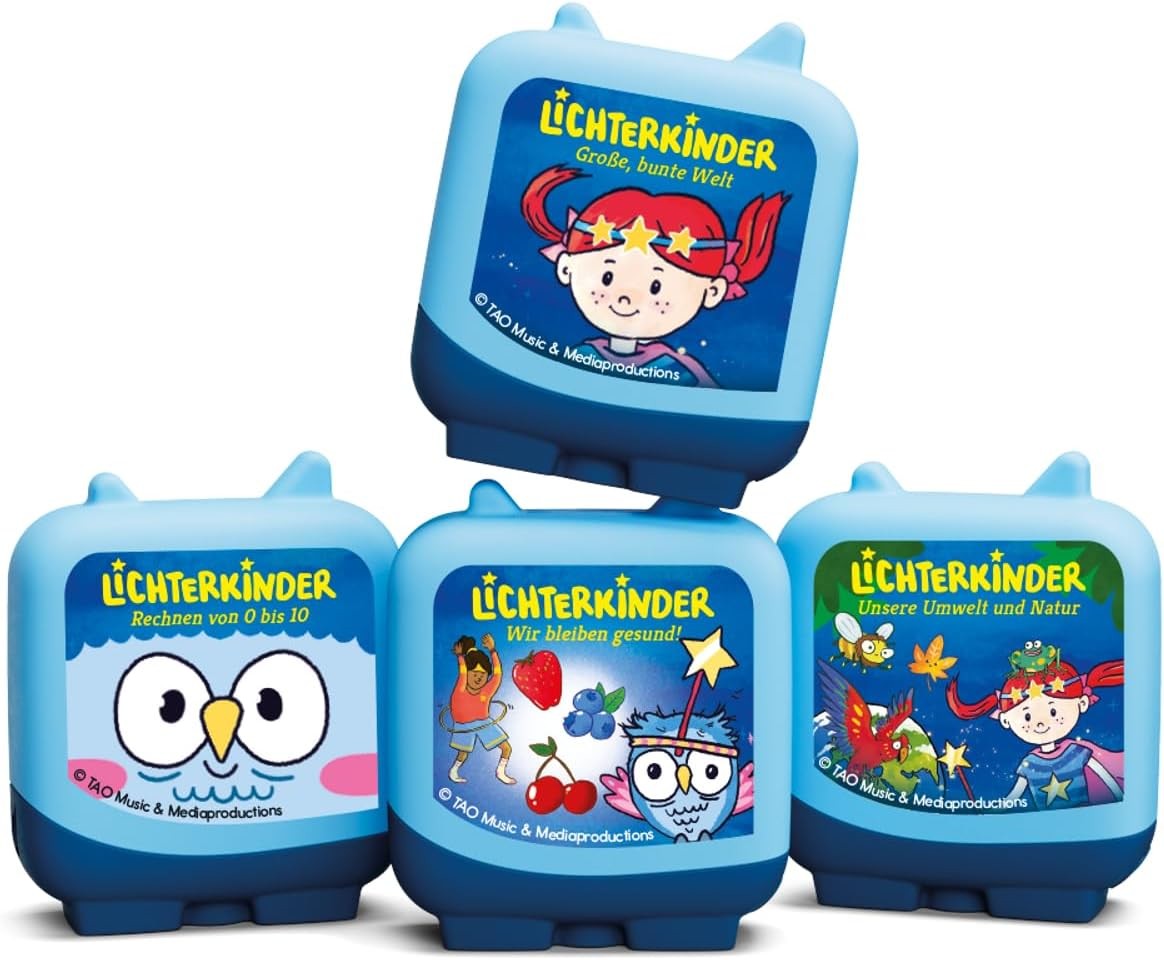 Clever Tonies 4er-Set - Lichterkinder: Lernen m. LIKI & LUMI