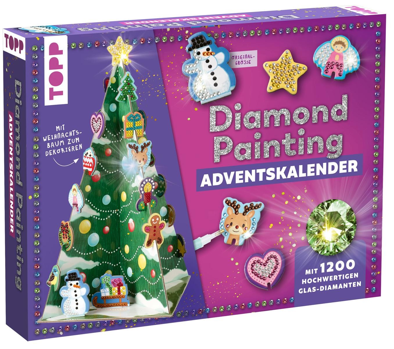 Weihnachtszauber - Der Diamond-Painting-Adventskalender. Mi