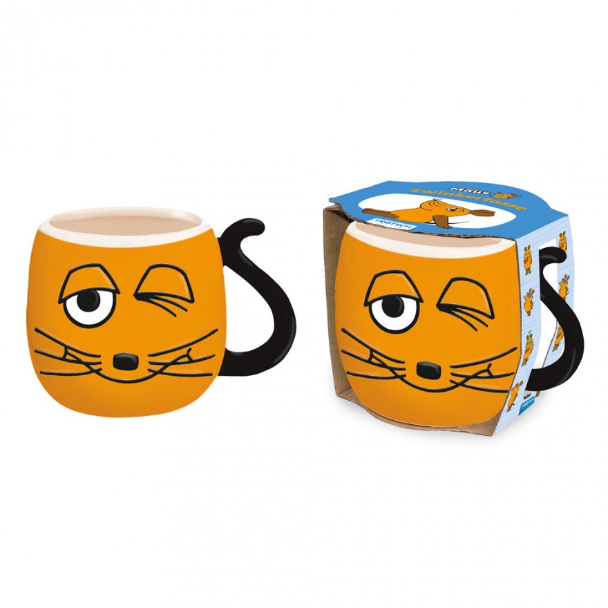 Die Maus - 3D-Zwinkertasse (5er-VE)