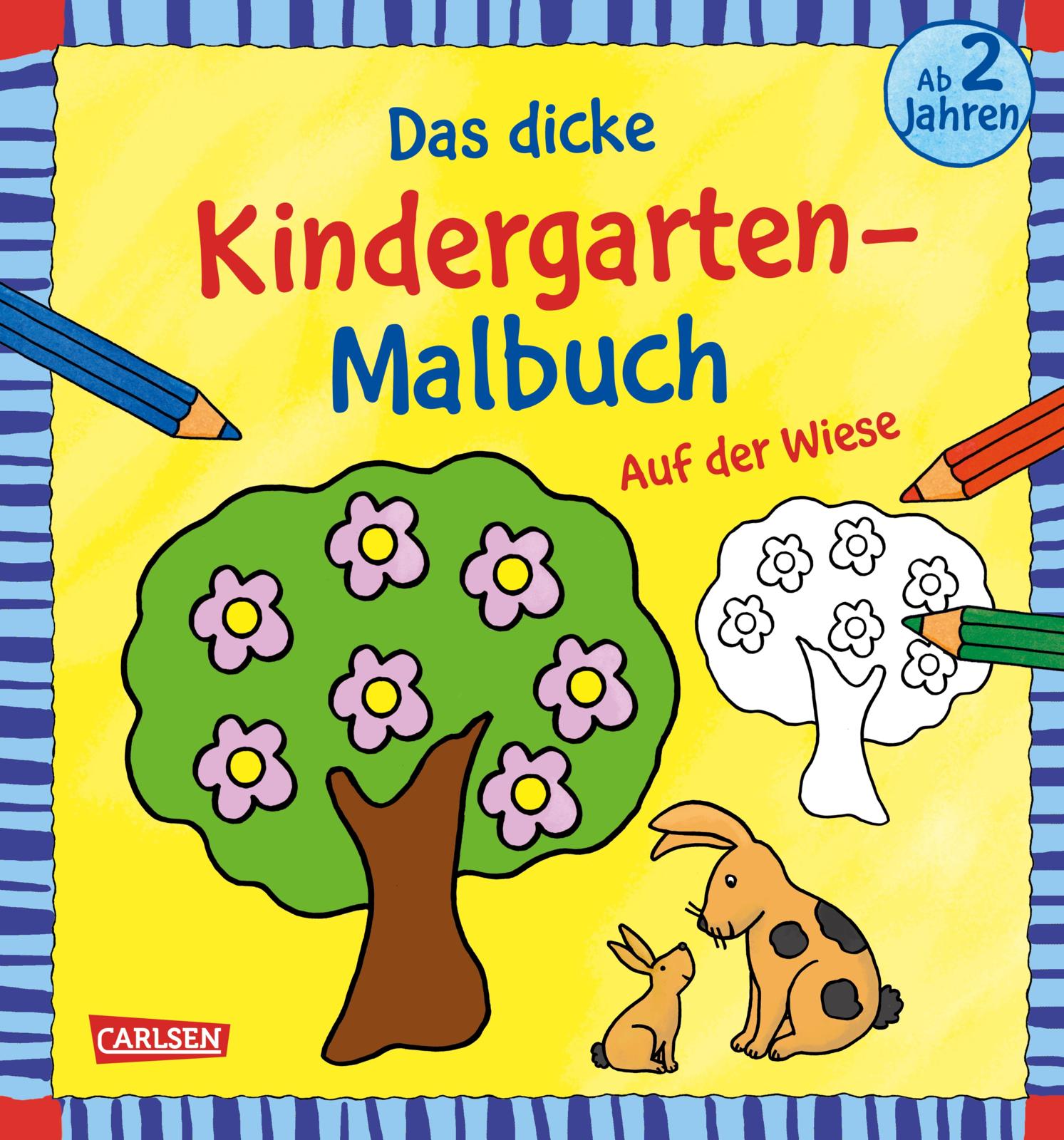 Ausmalbilder für Kita-Kinder: Das dicke Kinder...