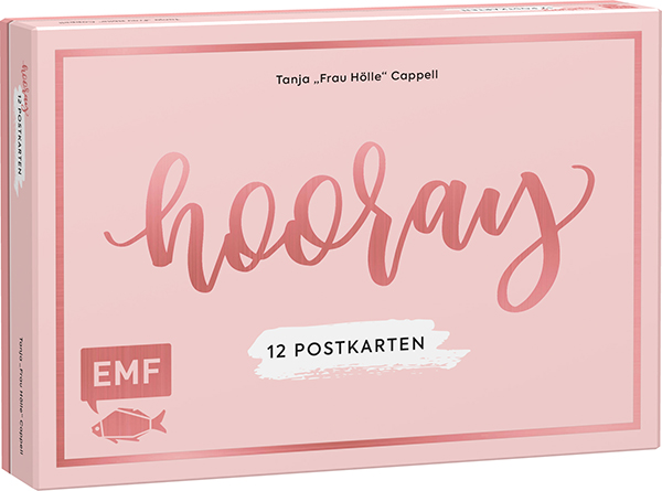 Hooray – 12 Handlettering Postkarten: Tanja "F...