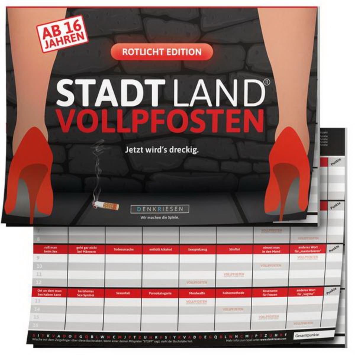 STADT LAND VOLLPFOSTEN® - Rotlicht Edition