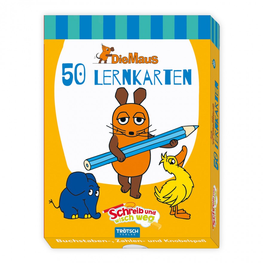 Die Maus - Lernkarten mit Stift (5er-VE)