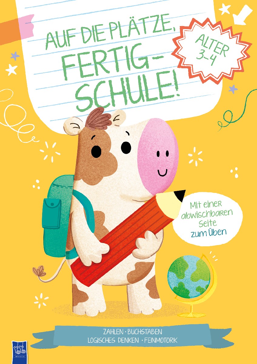 Auf die Plätze, fertig - Schule! 3-4 Jahre (Co...