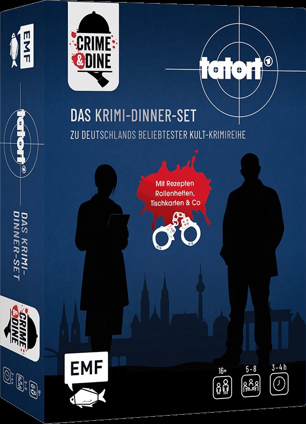 Crime & Dine – Tatort – Das Krimi-Dinner-Set zu Deutschl...
