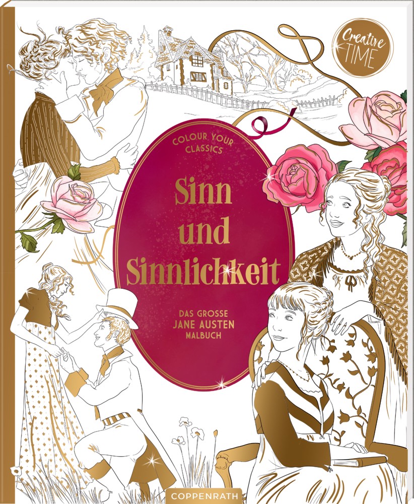 Das große Jane-Austen-Malbuch: Sinn & Sinnlichkeit (3er-VE)