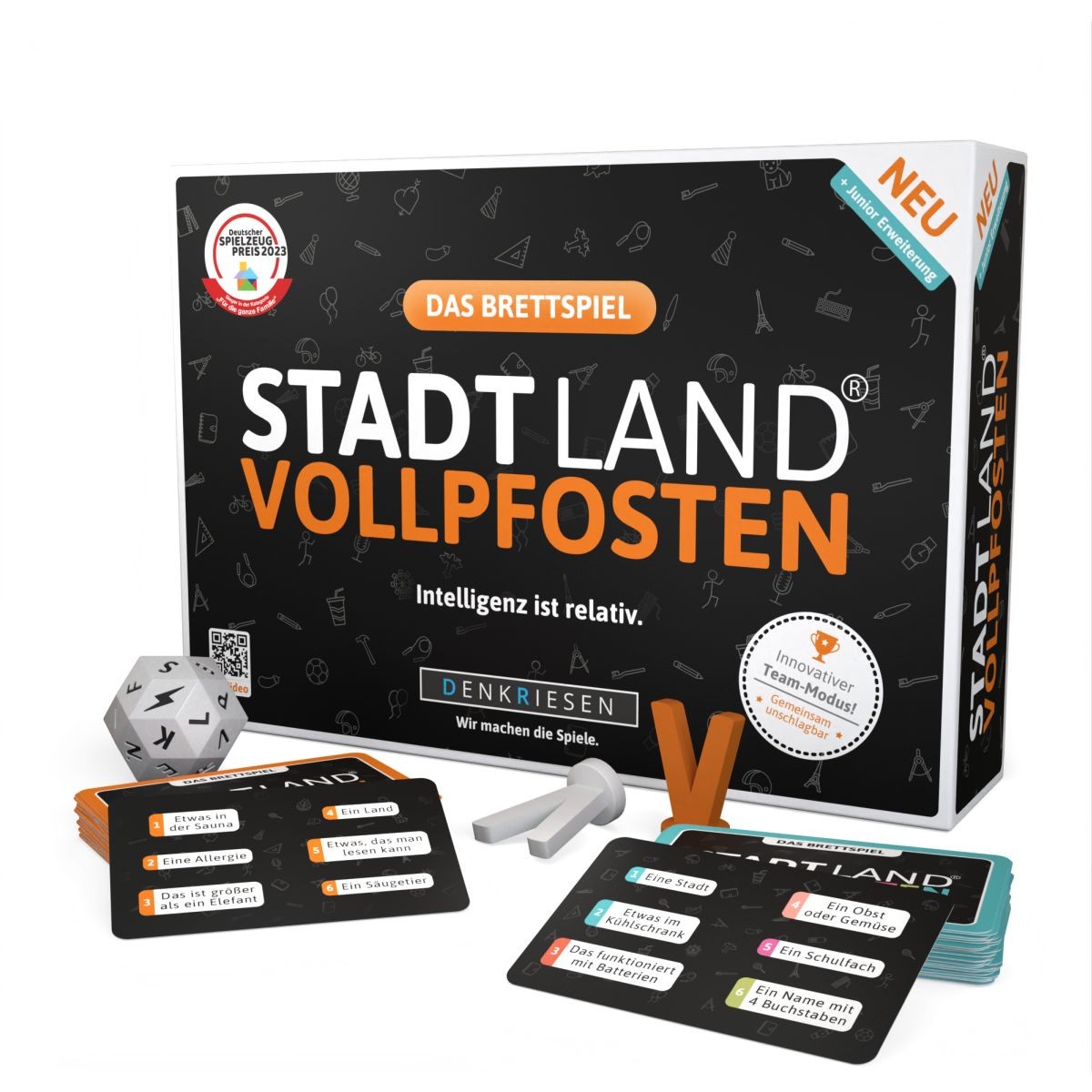 STADT LAND VOLLPFOSTEN® Brettspiel (+ junior-Erweiterung)
