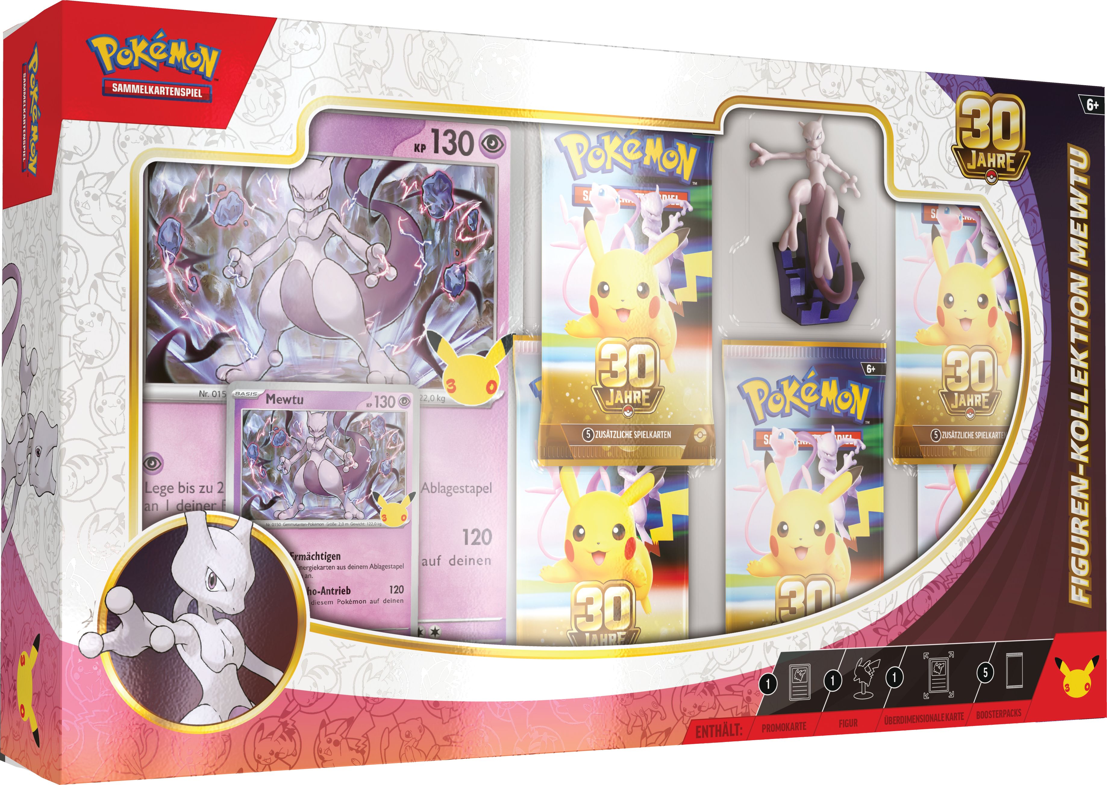 Pokemon 30 Jahre Mewtu Figuren-Kollektion