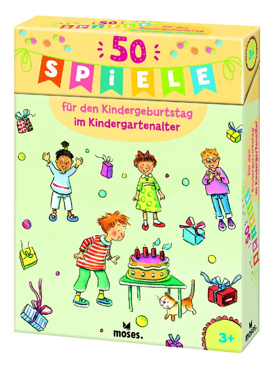 50 Spiele für den Kindergeburtstag im Kindergartenalter