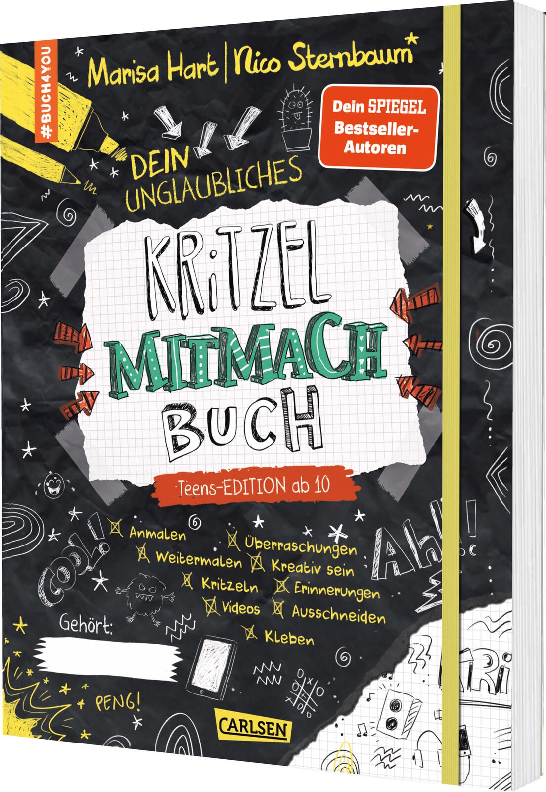 #buch4you: Dein unglaubliches Kritzel-Mitmach-Buch