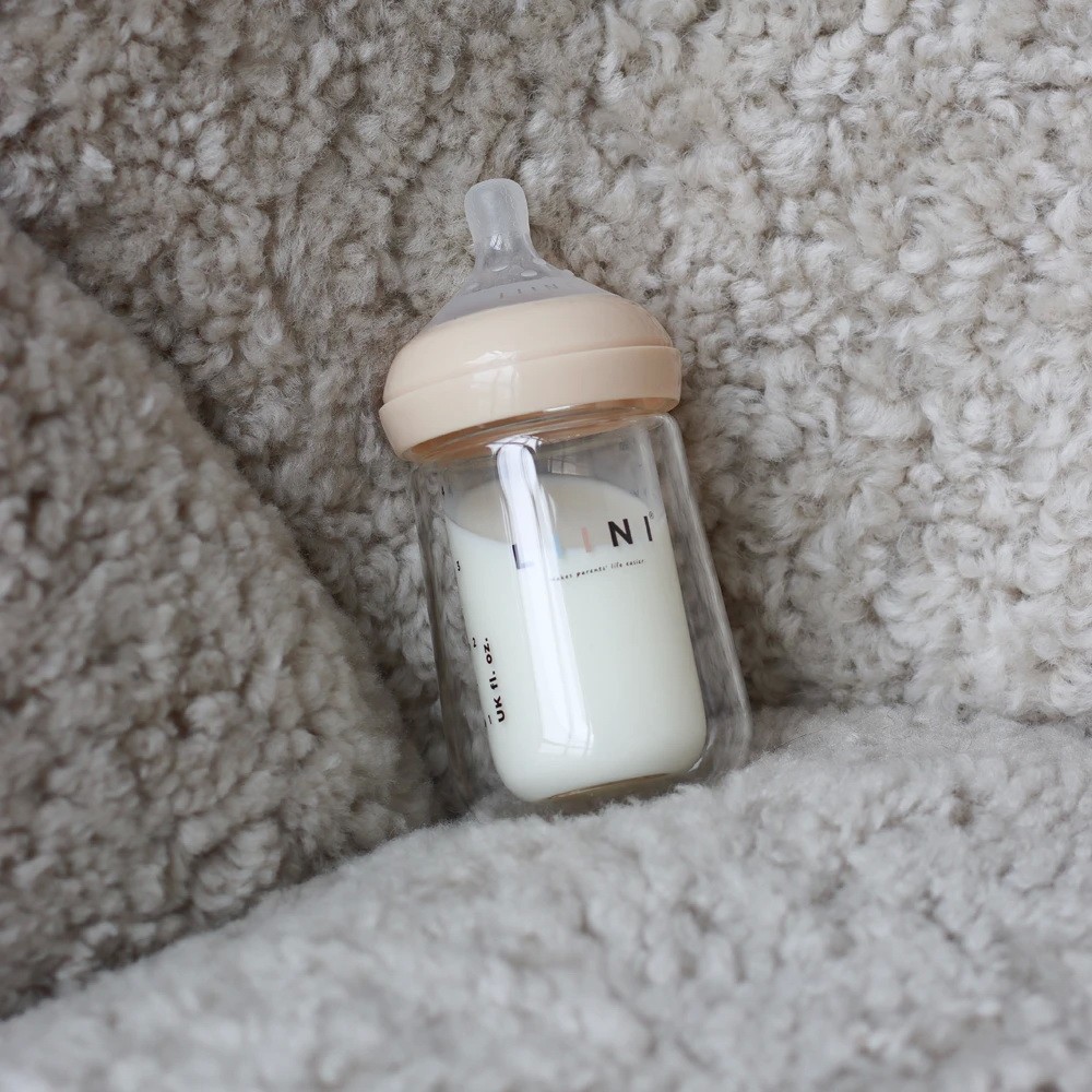 LIINI® Doppelglas-Babyflasche 120ml