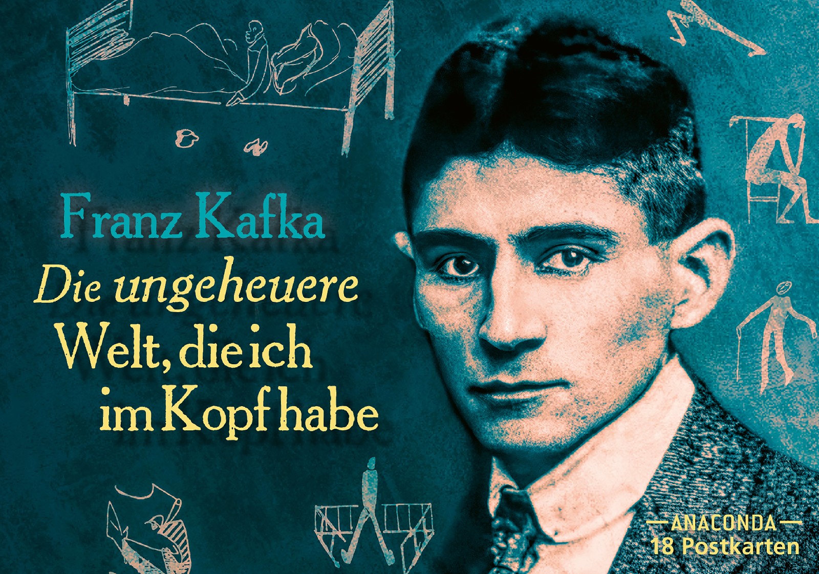 Postkarten-Set: Franz Kafka