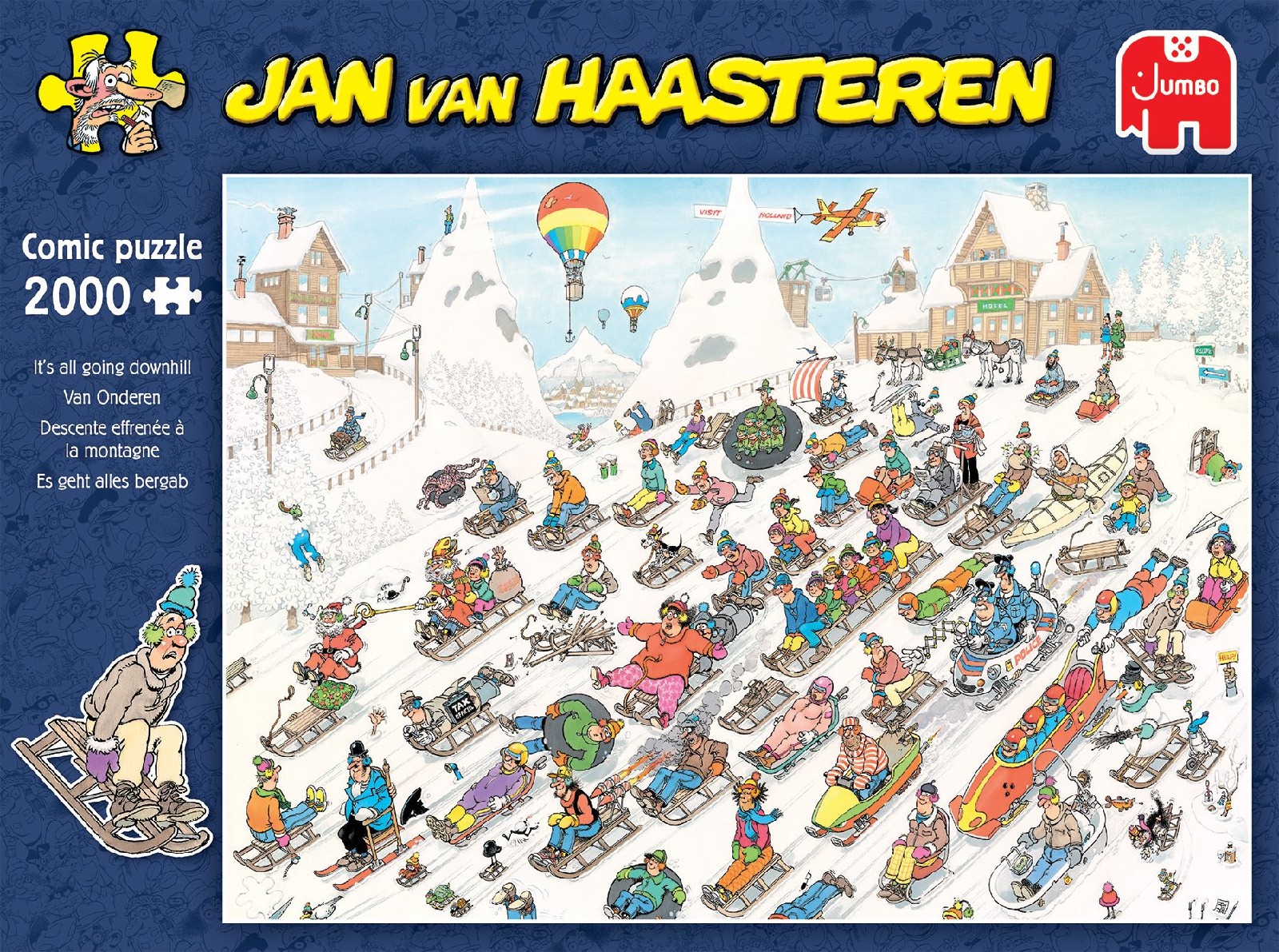 Jan van Haasteren - Es geht nur bergab (2000 Teile)