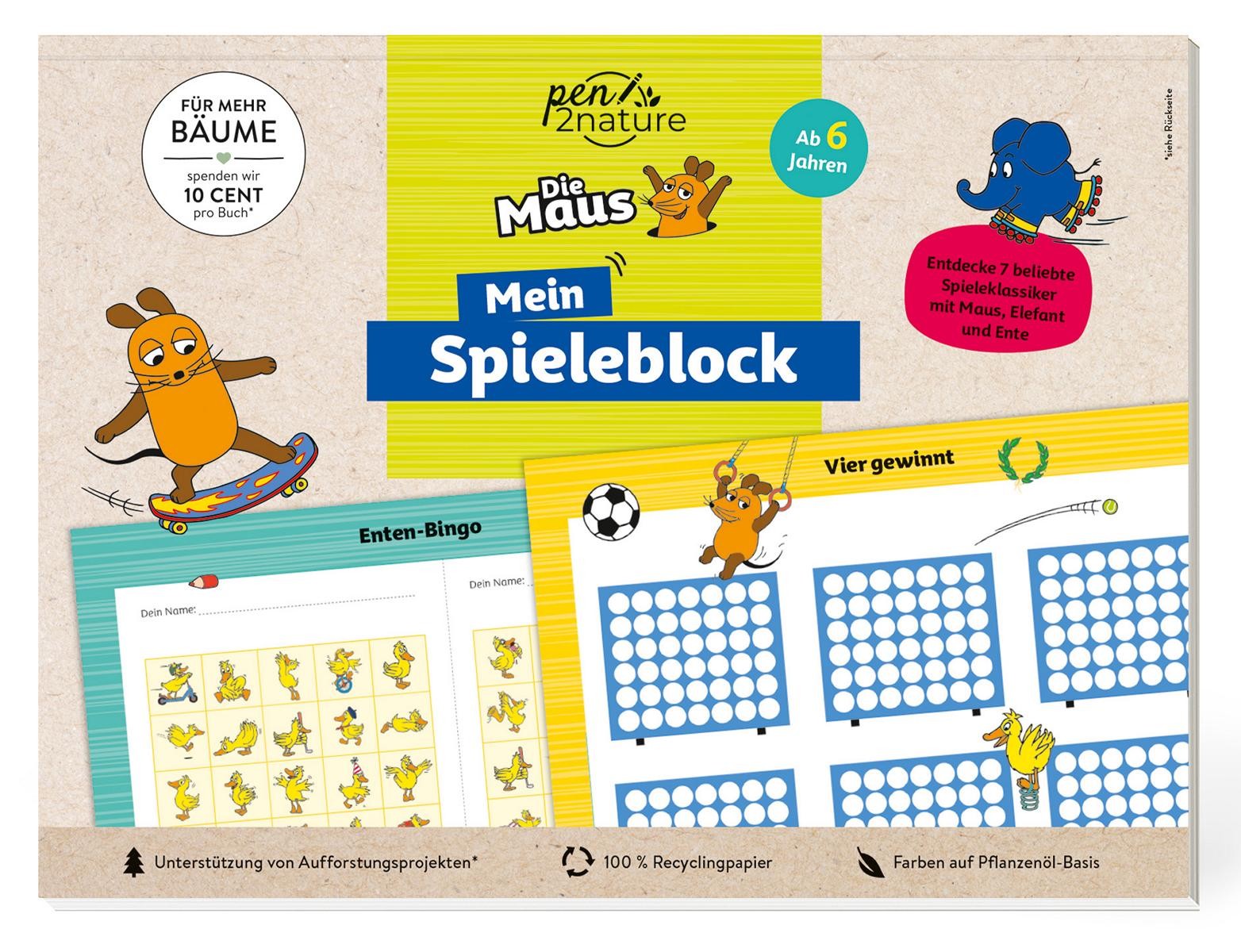 Die Maus: Mein Spieleblock