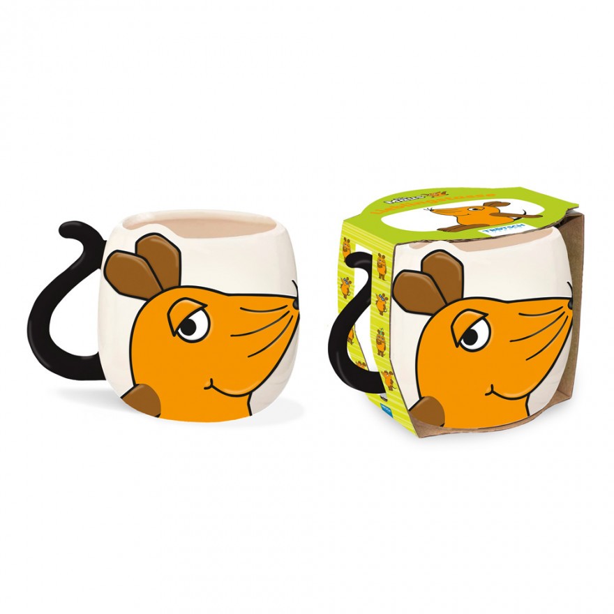 Die Maus - 3D-Lieblingstasse (5er-VE)
