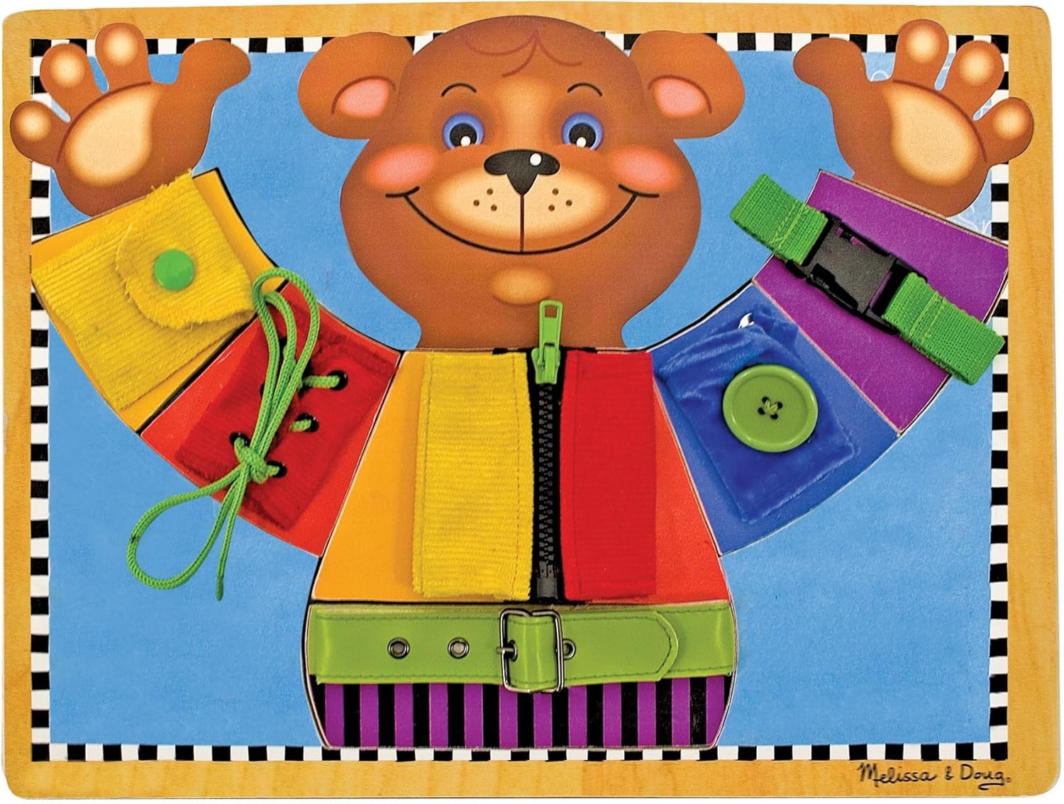 Melissa & Doug: Bär-Brettchen - Zieh mich an !