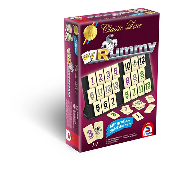 Classic Line: MyRummy® (mit großen Spielfiguren)