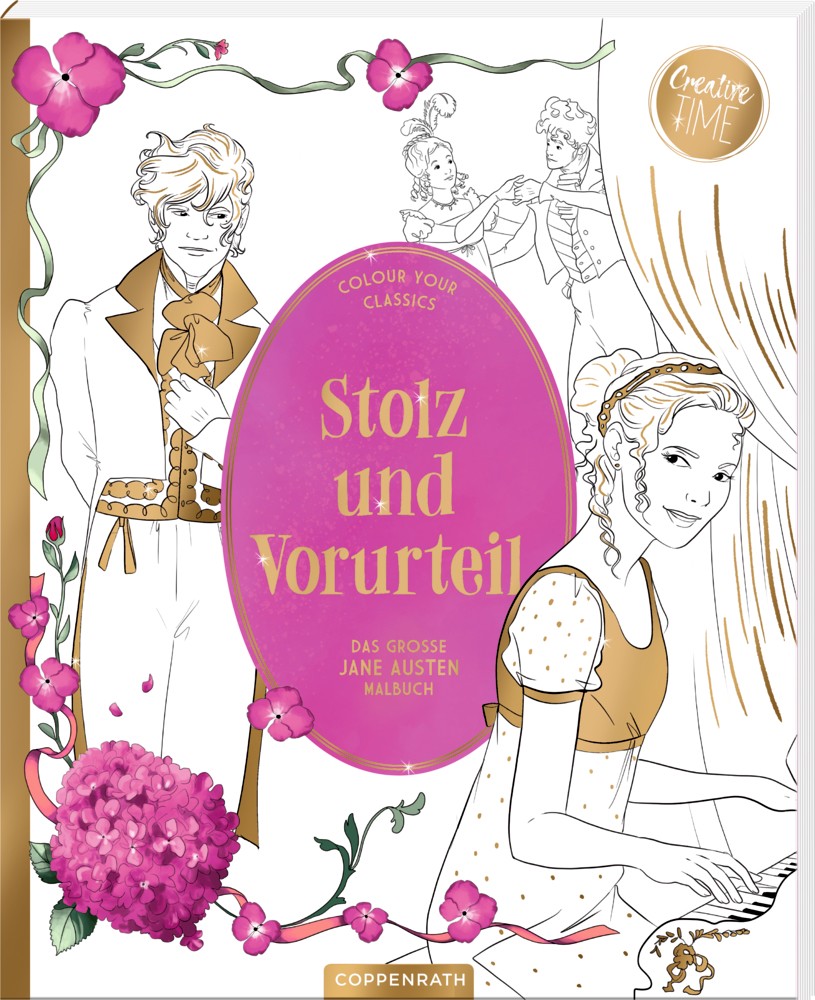 Das große Jane-Austen-Malbuch: Stolz und Vorurteil (3er-VE)