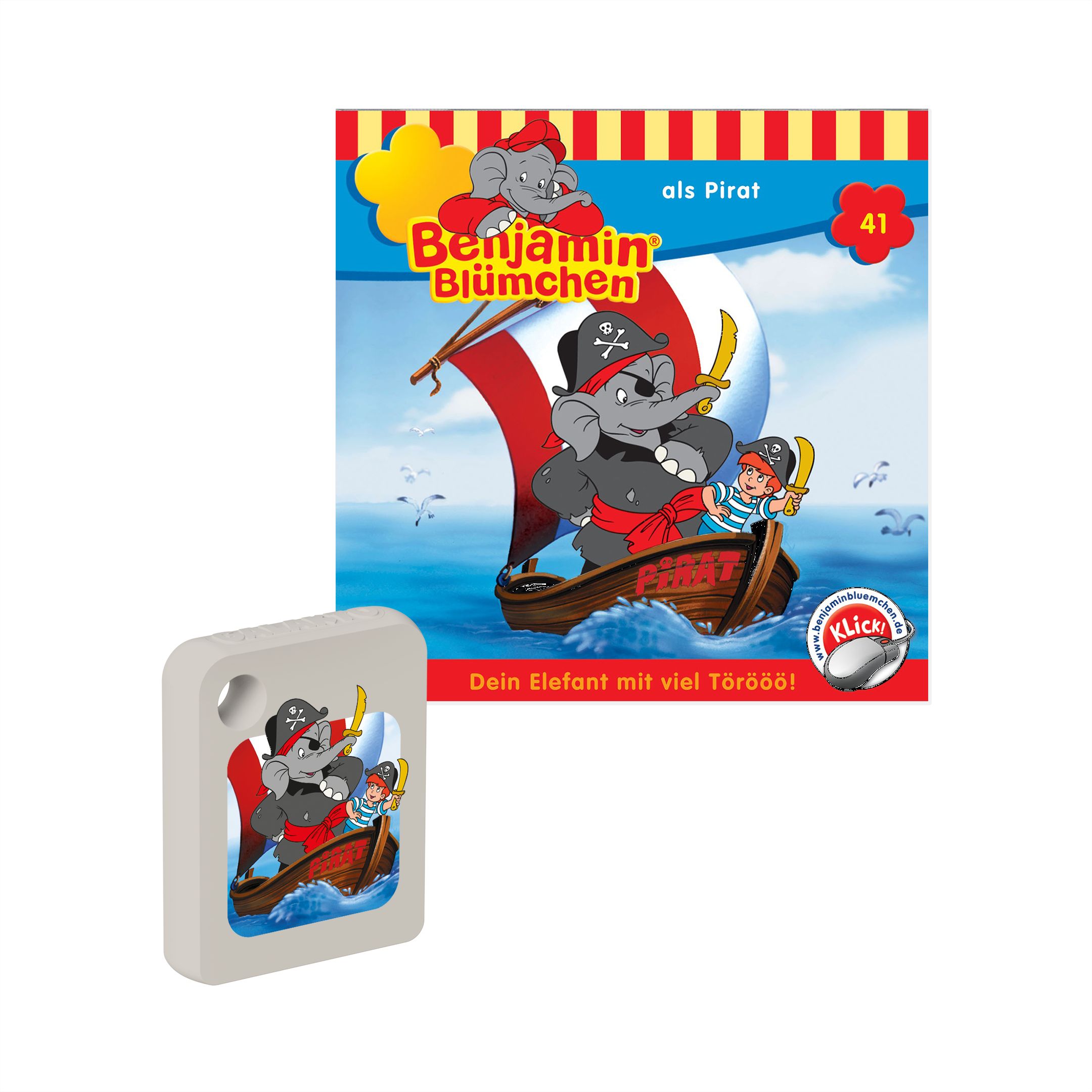 Galakto Token - Benjamin Blümchen als Pirat