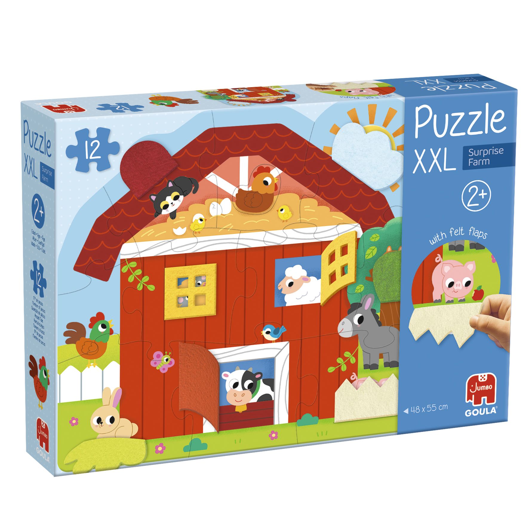 GOULA - XXL-Puzzle Überraschungsbauernhof