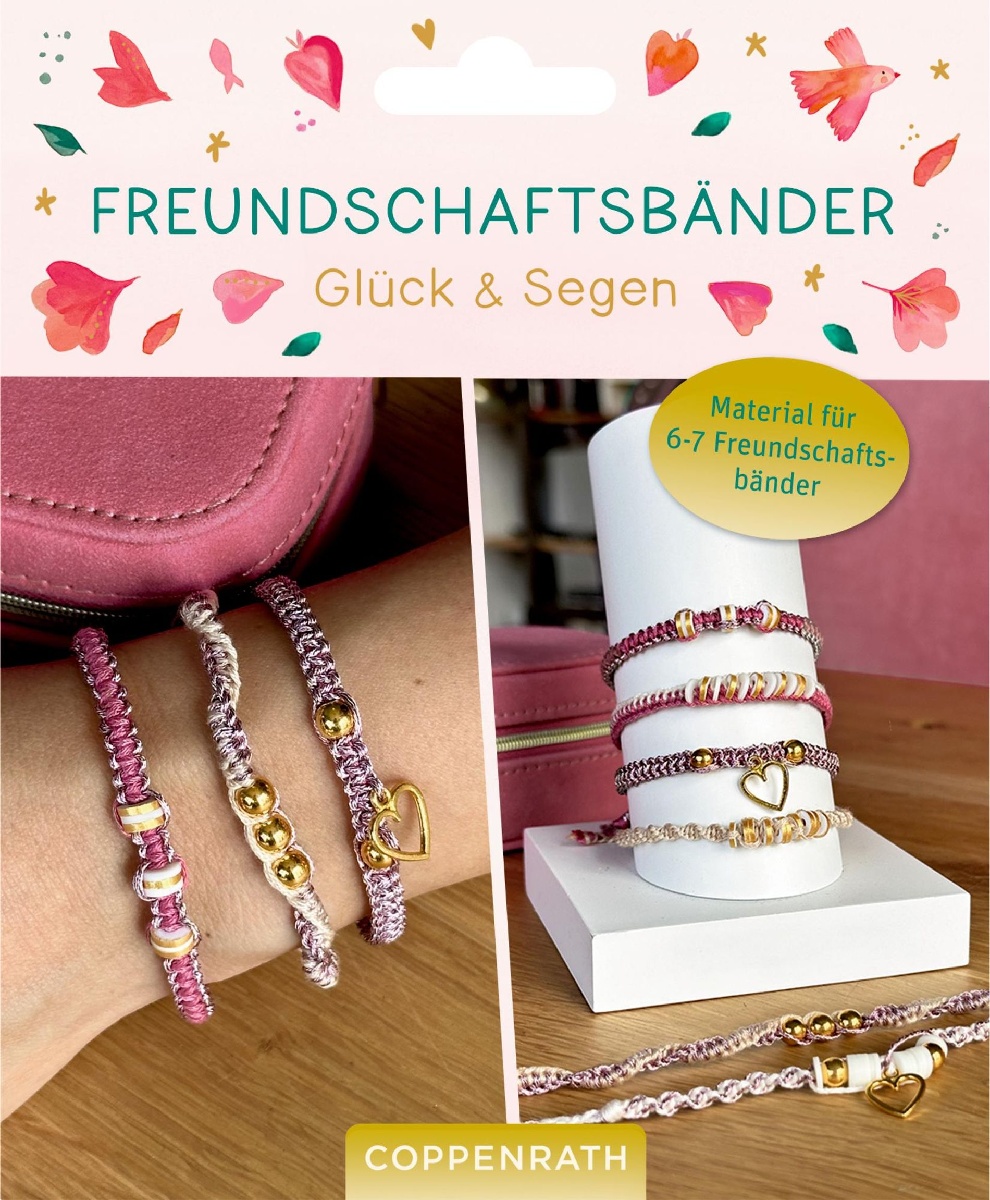 Freundschaftsbänder - Glück & Segen (5er-VE)