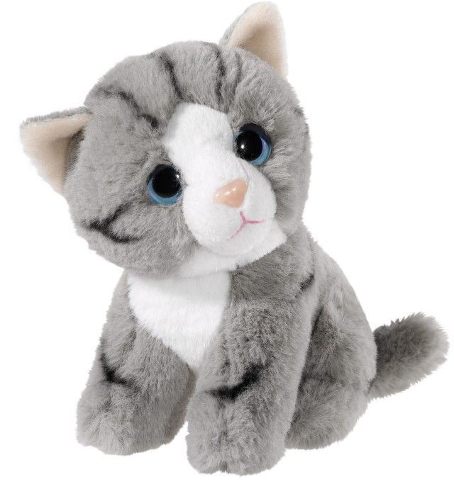 MINI-MI Katze grau (Plüsch, 14cm)