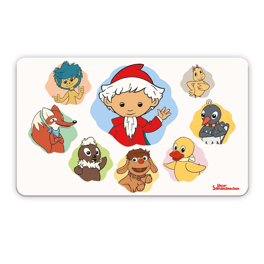 Unser Sandmännchen Frühstücksbrettchen Sandmännchen und Fre