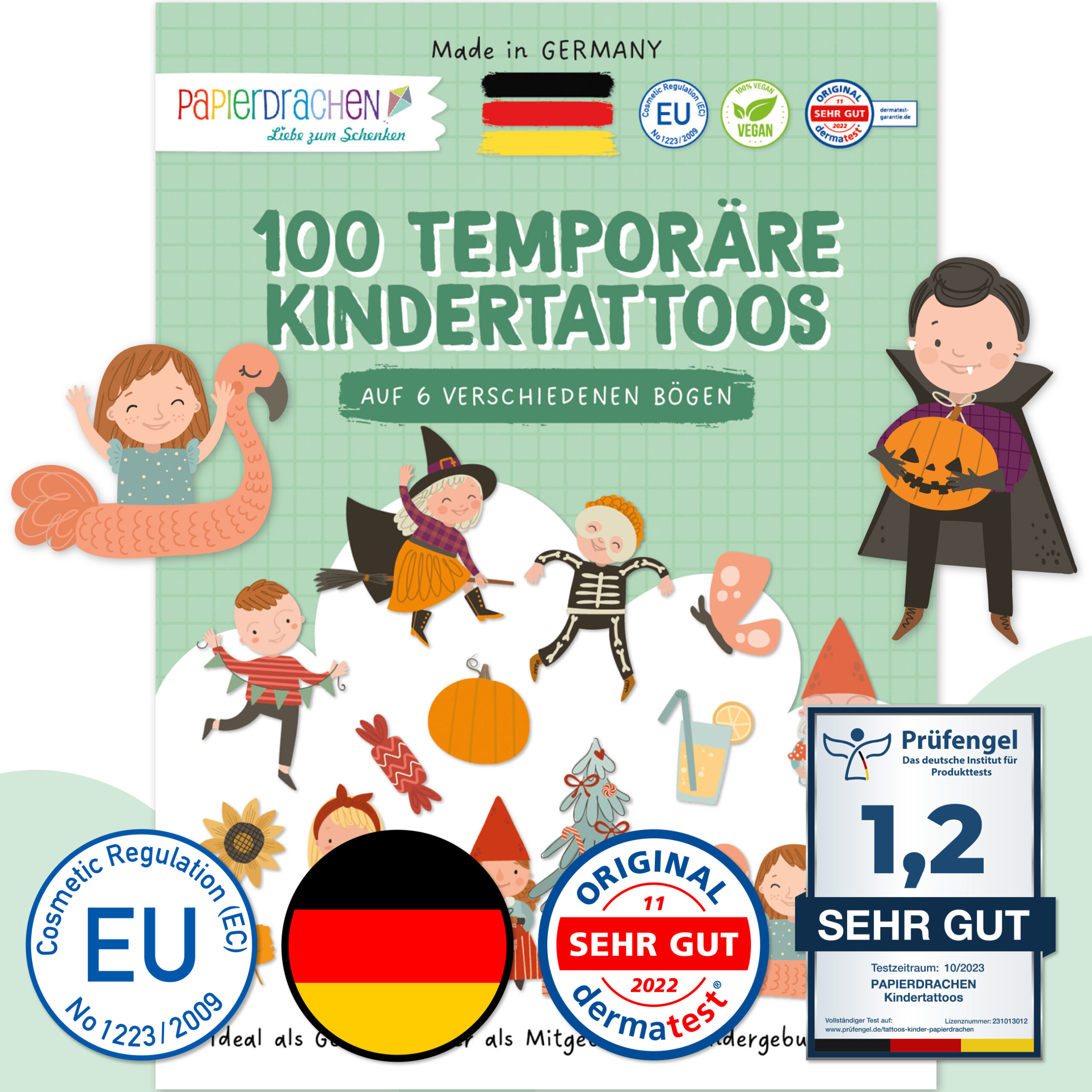 100 Kindertattoos - Jahreszeiten