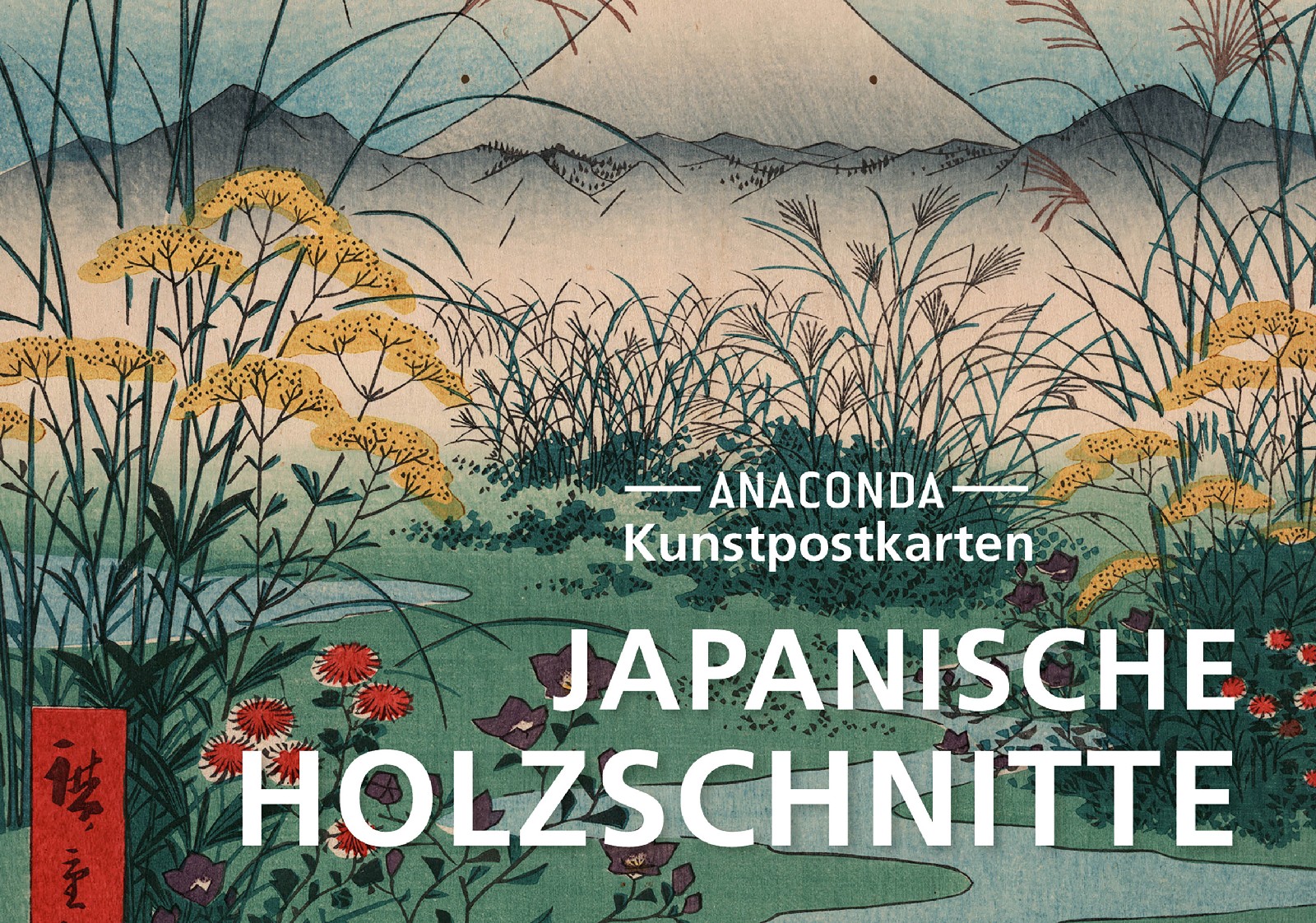 Postkarten-Set: Japanische Holzschnitte