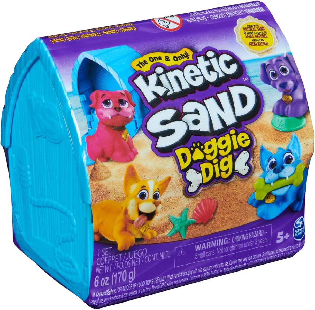 Kinetic Sand: Hunde-Hütte (170g) (18er-VE, sortiert)