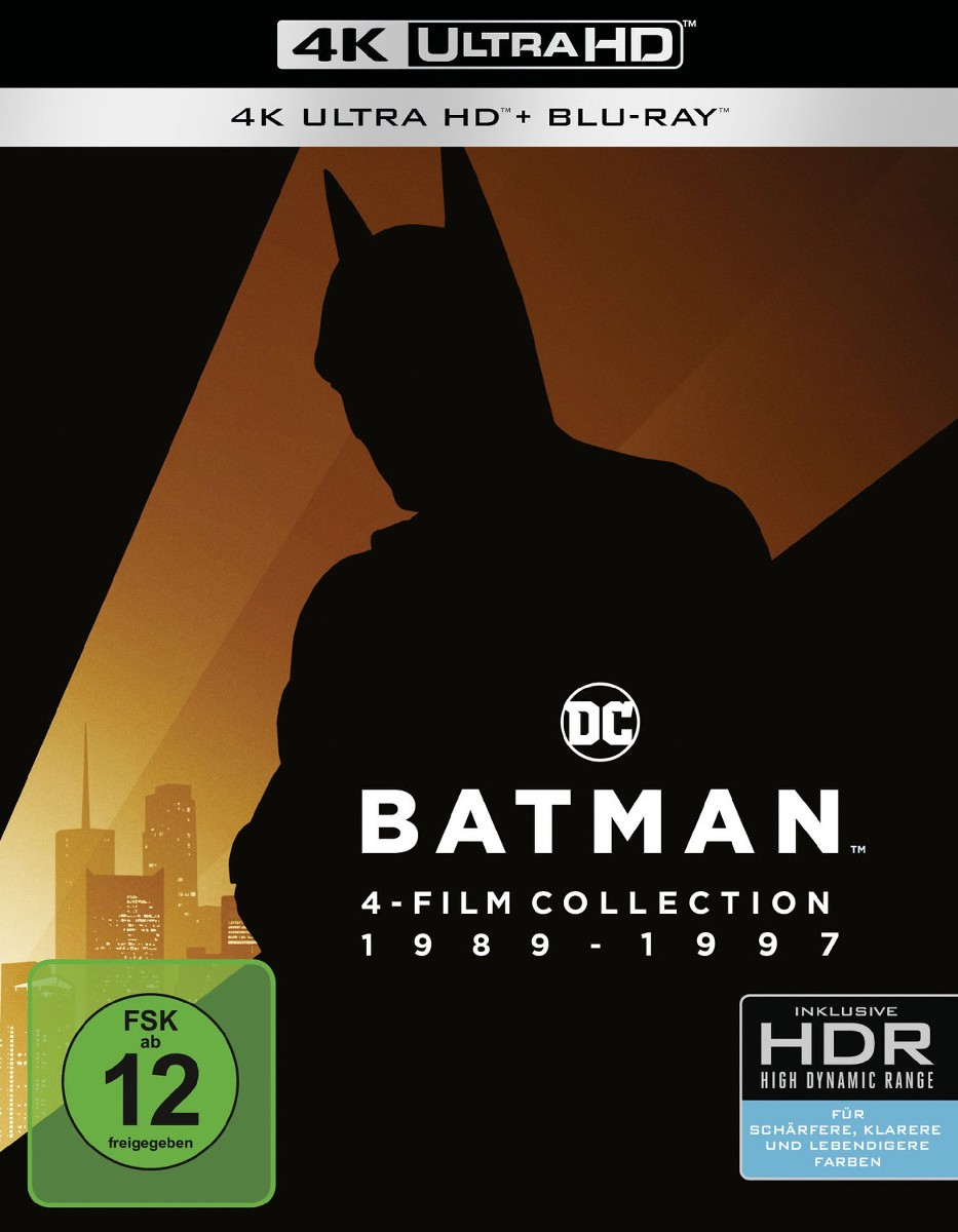 Batman - 4-Film-Collection (1989-1997) (4K-UHD + Blu-ray)