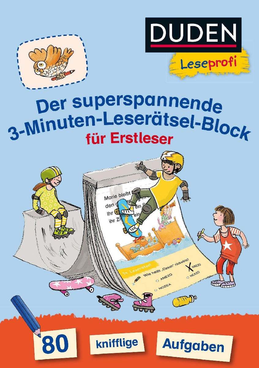 Duden Leseprofi - Der superspannende 3-Minuten-Leserätsel-B
