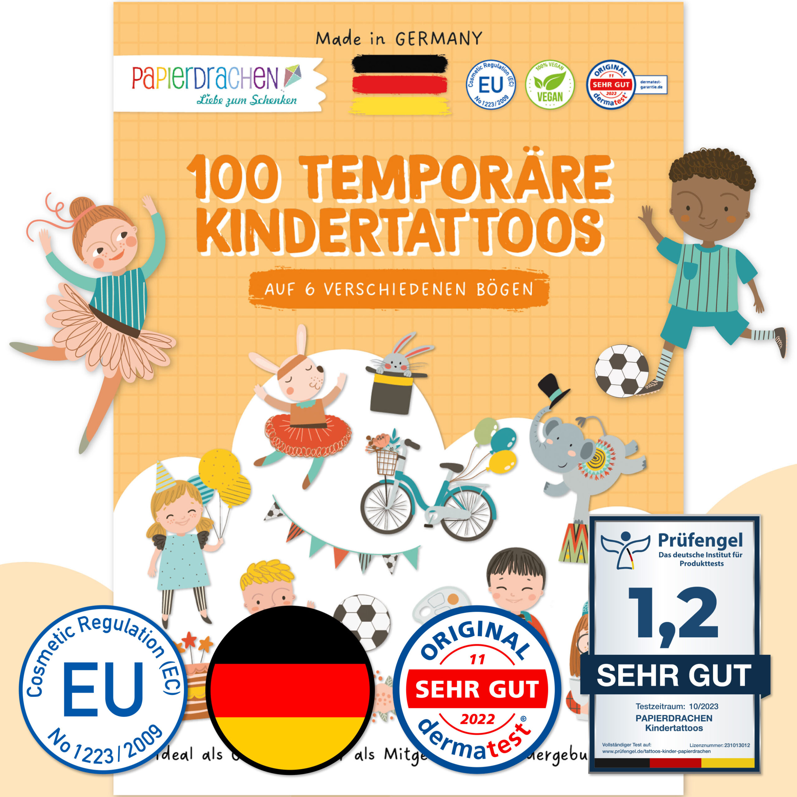 100 Kindertattoos - Aktivitäten