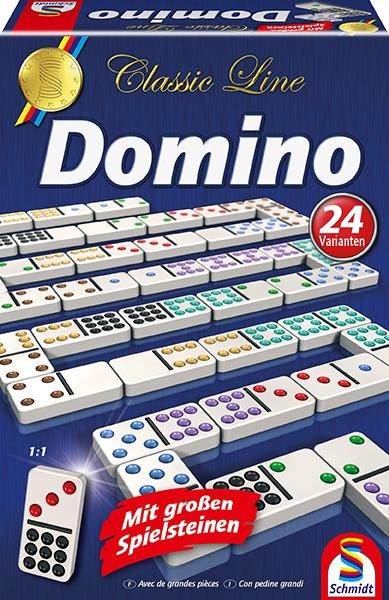 Classic Line: Domino (mit extra großen Spielfiguren)