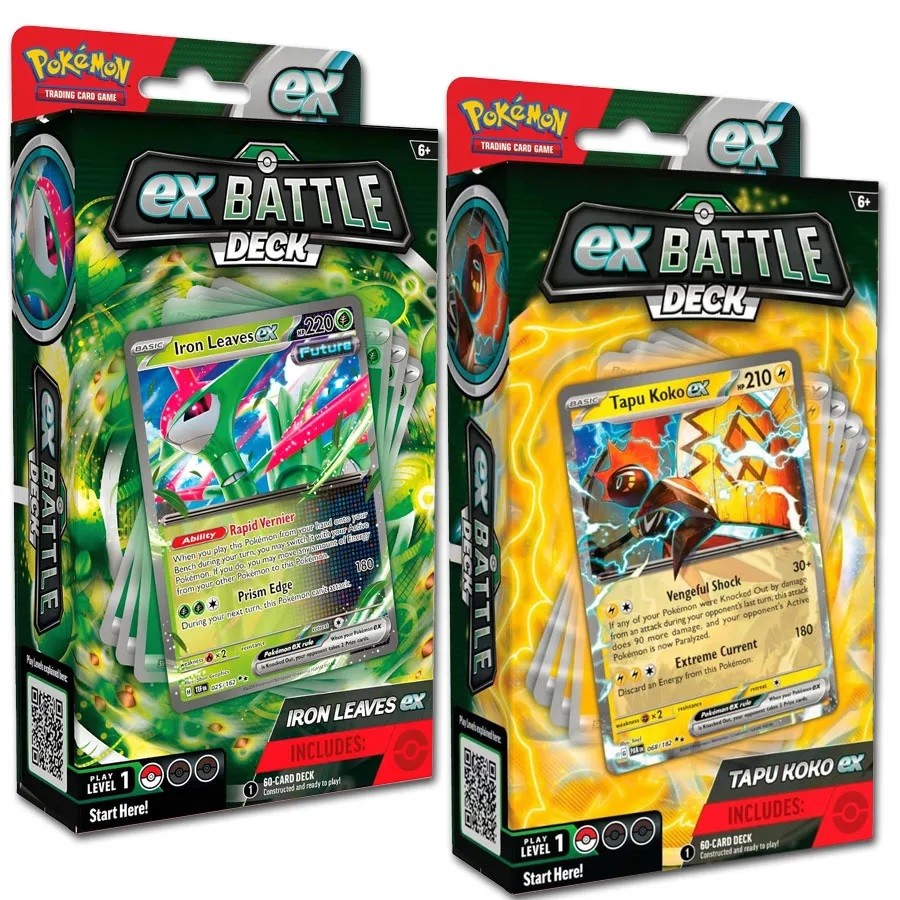 Pokémon - EX-Kampfdeck: Eisenblatt-ex / Kapu-Riki-ex