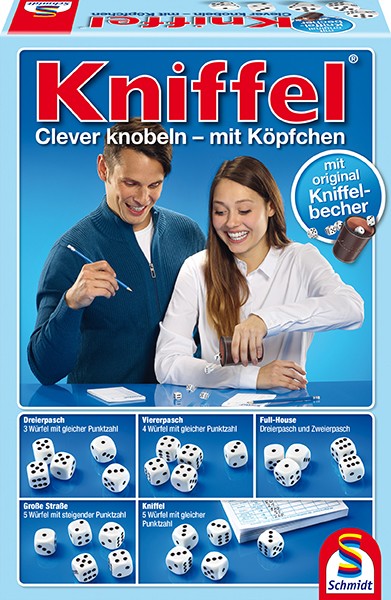 Kniffel® mit Lederwürfelbecher