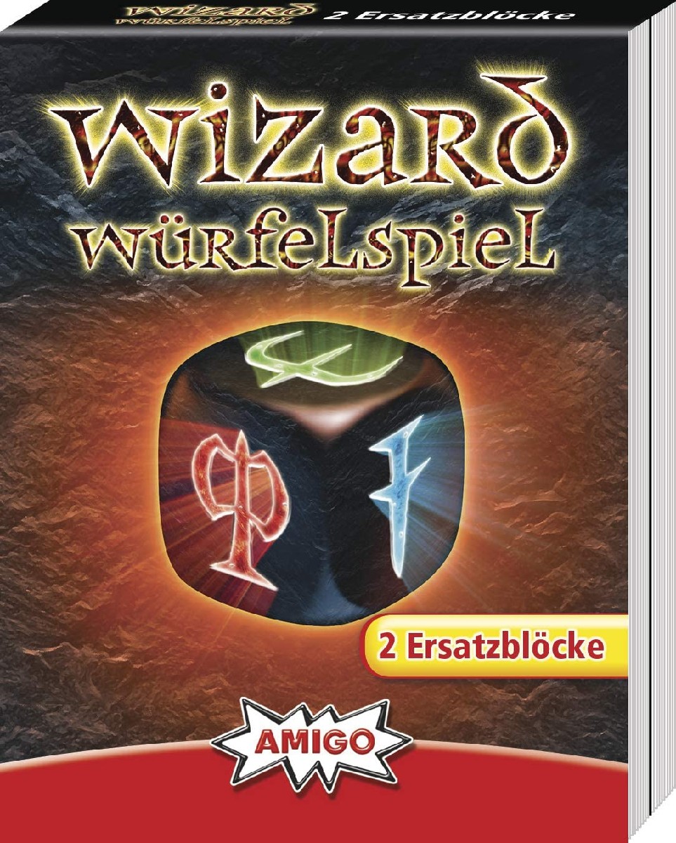 Wizard Würfelspiel Ersatzblöcke (2 Stk)