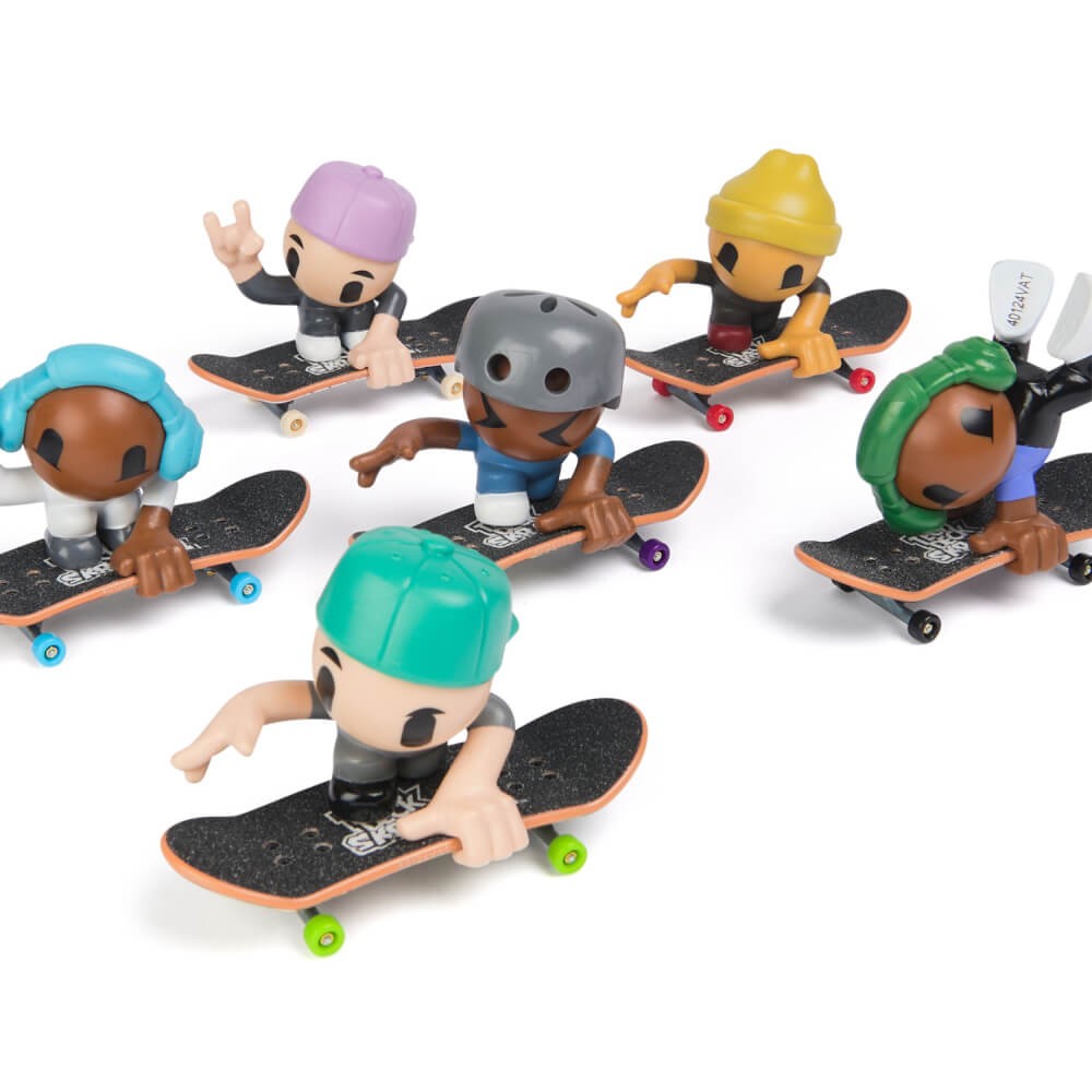 Fingerboards: Sk8Crew Fingerboard mit Figur (4er-VE)