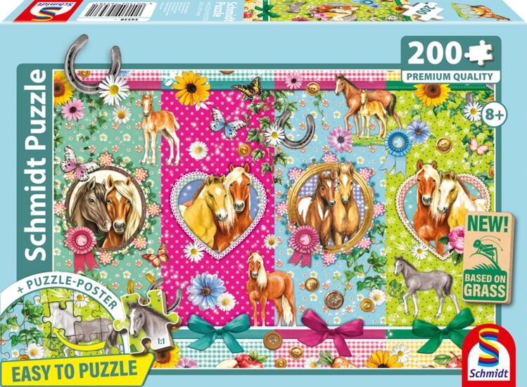 Puzzle - Alles fürs Pferdeglück (200 Teile)
