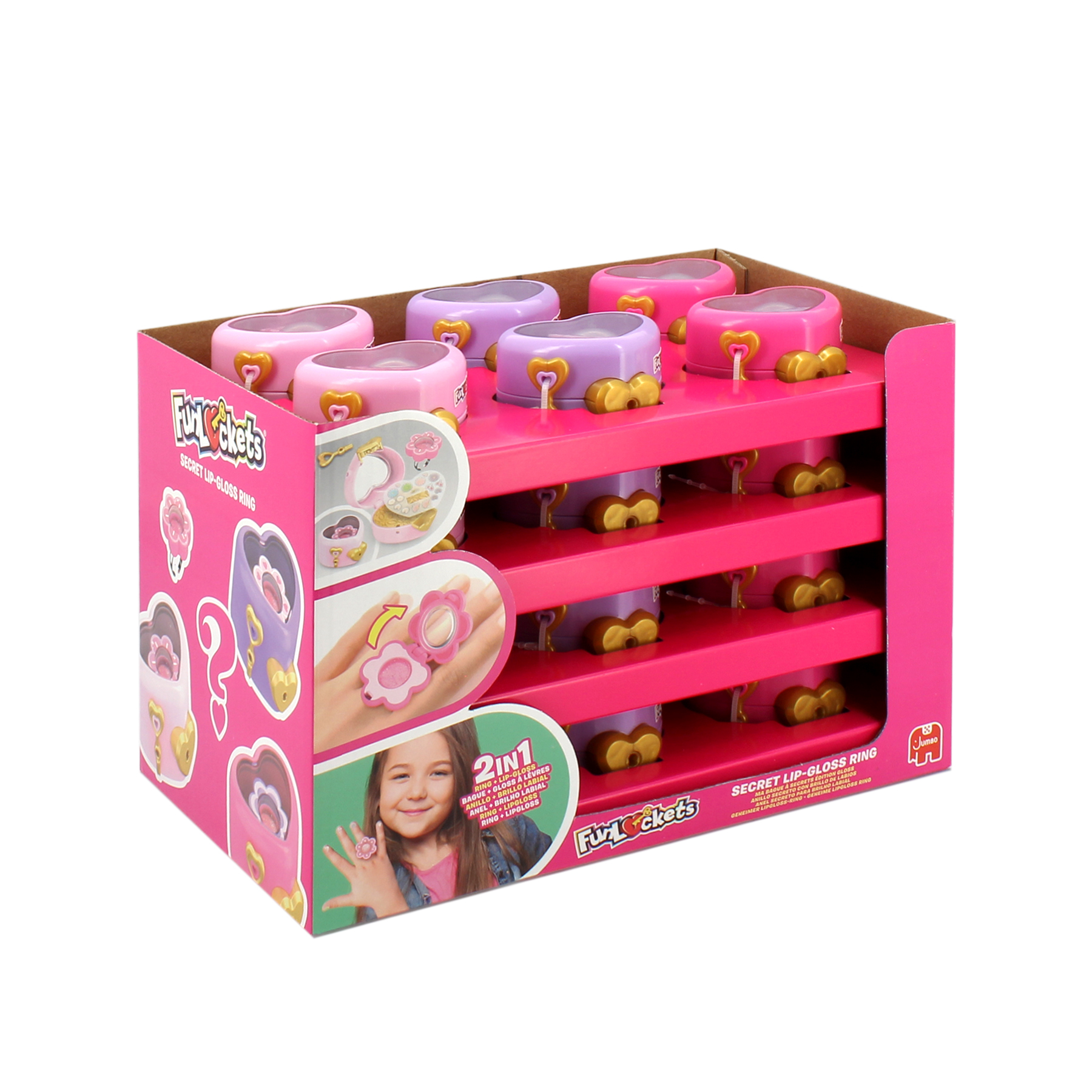 FunLockets - Geheimer Lipgloss-Ring (24 Stück)