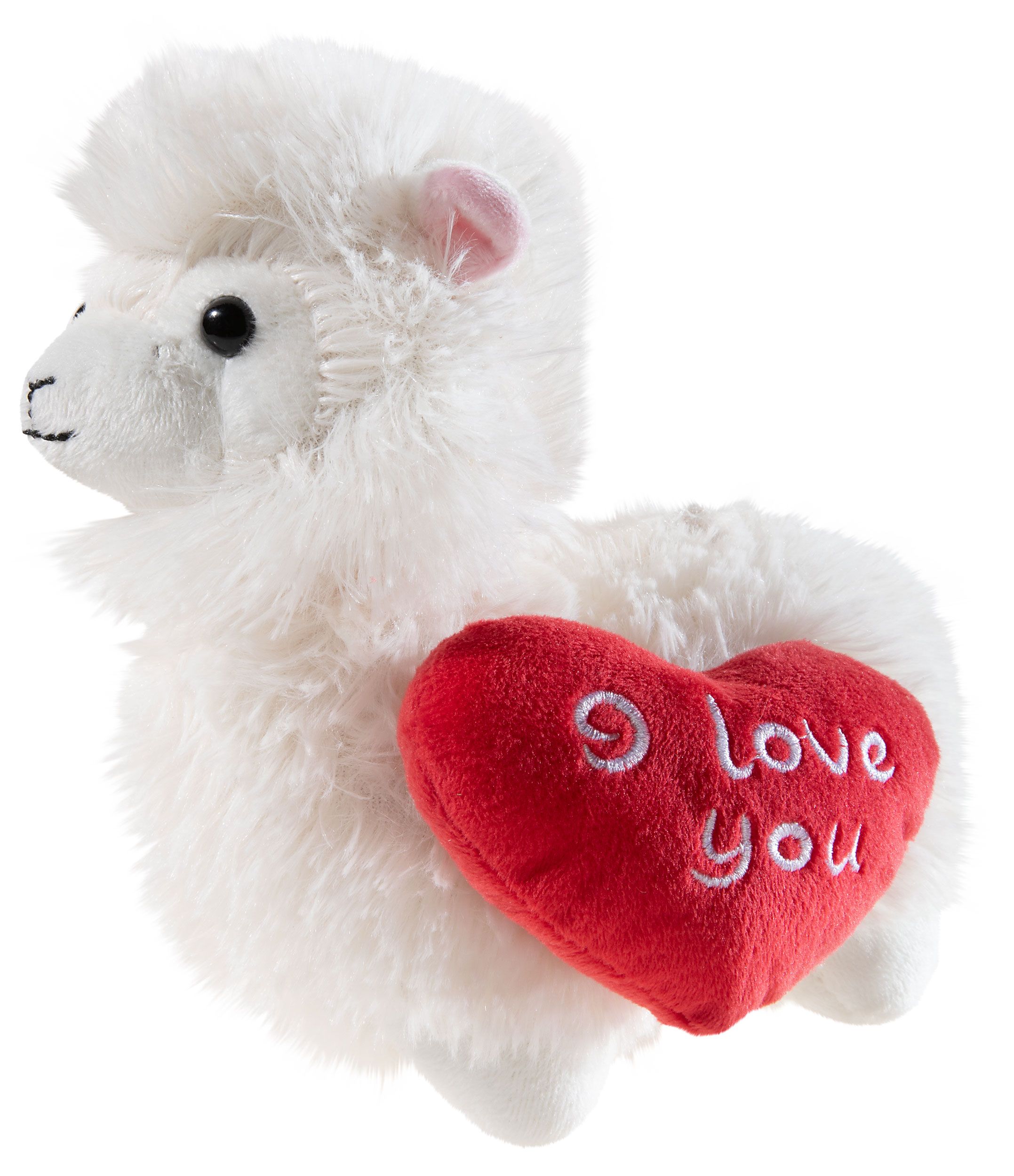 LAMA stehend mit Herz