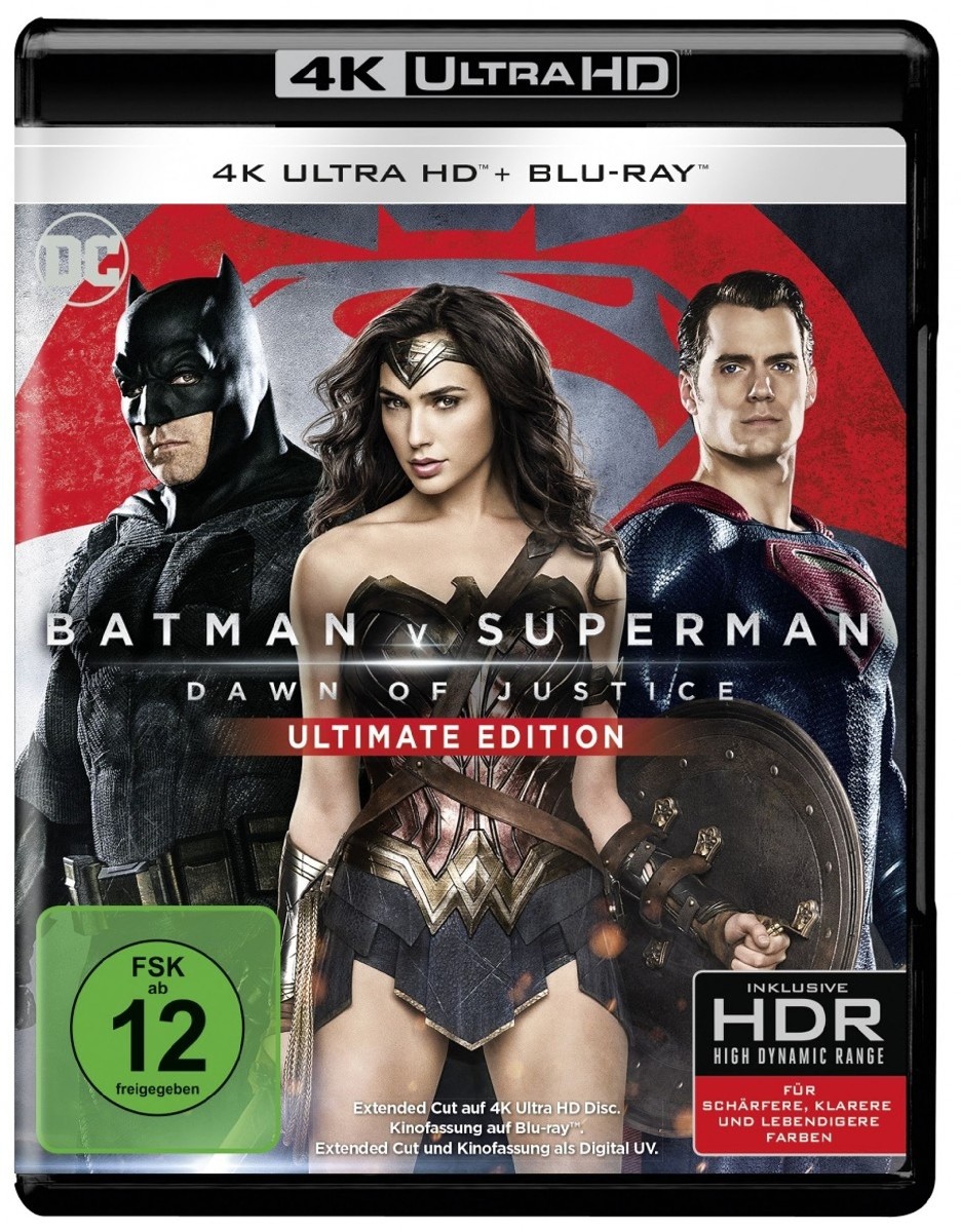 Batman v Superman: Dawn of Justice (4K-UHD + Blu-ray)