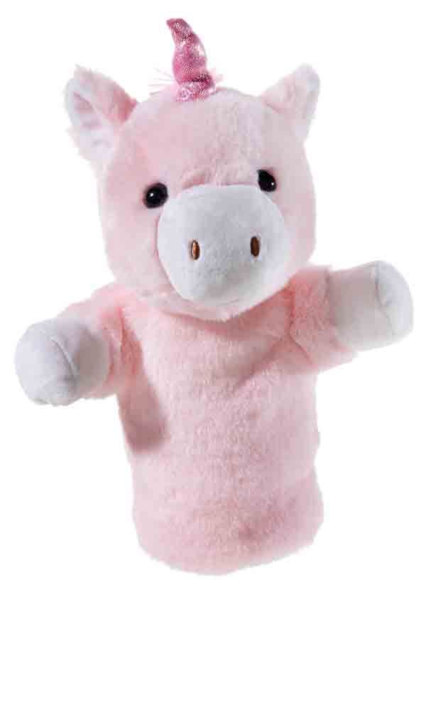 HANDSPIELPUPPE Einhorn (Plüsch, 25cm)